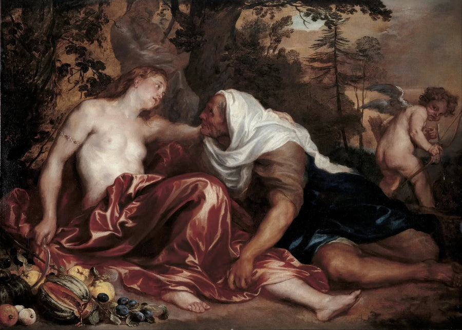 Vertumne ve Pomone (Van Dyck) - Antoine van Dyck