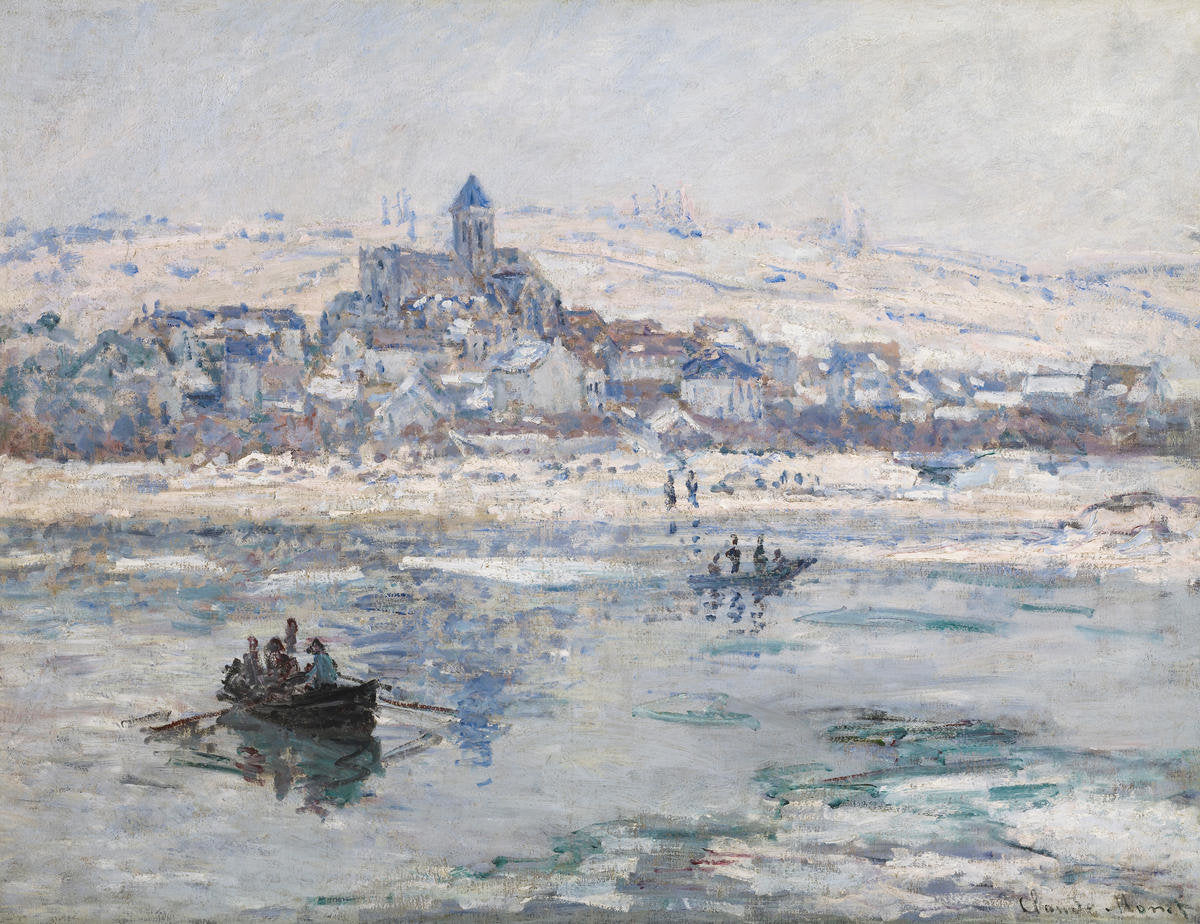 Vétheuil kışın - Claude Monet