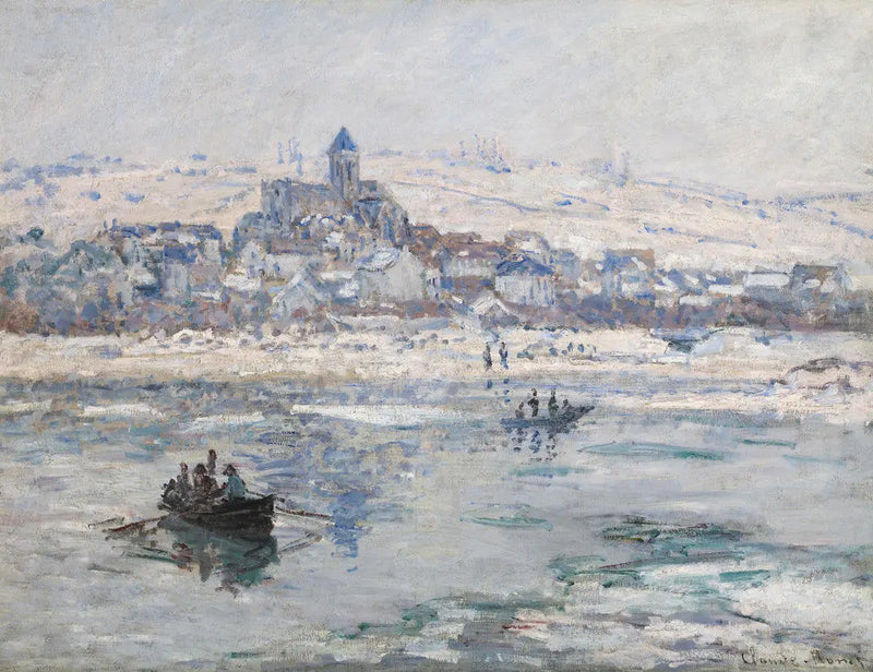 Vétheuil kışın - Claude Monet