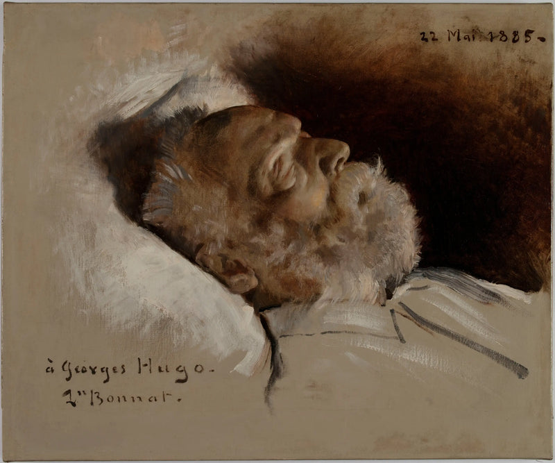 Victor Hugo'nun Ölüm Yatağında - Léon Bonnat