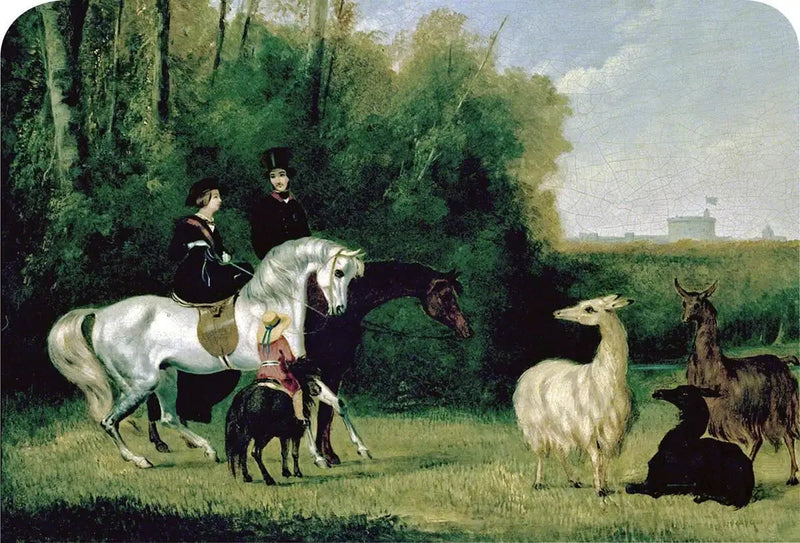 Victoria ve Albert Windsor Parkı'nda - John Frederick Herring, Sr.
