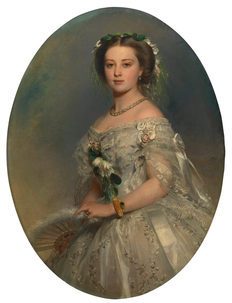 Victoria, kraliyet prensesi (1840-1901), daha sonra Almanya İmparatoriçesi Frédéric - Franz Xaver Winterhalter