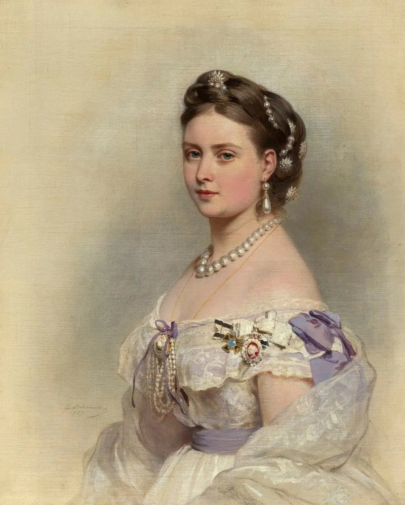 Victoria, kraliyet prensesi, Prusya veliaht prensesi (1840-1901) - Franz Xaver Winterhalter