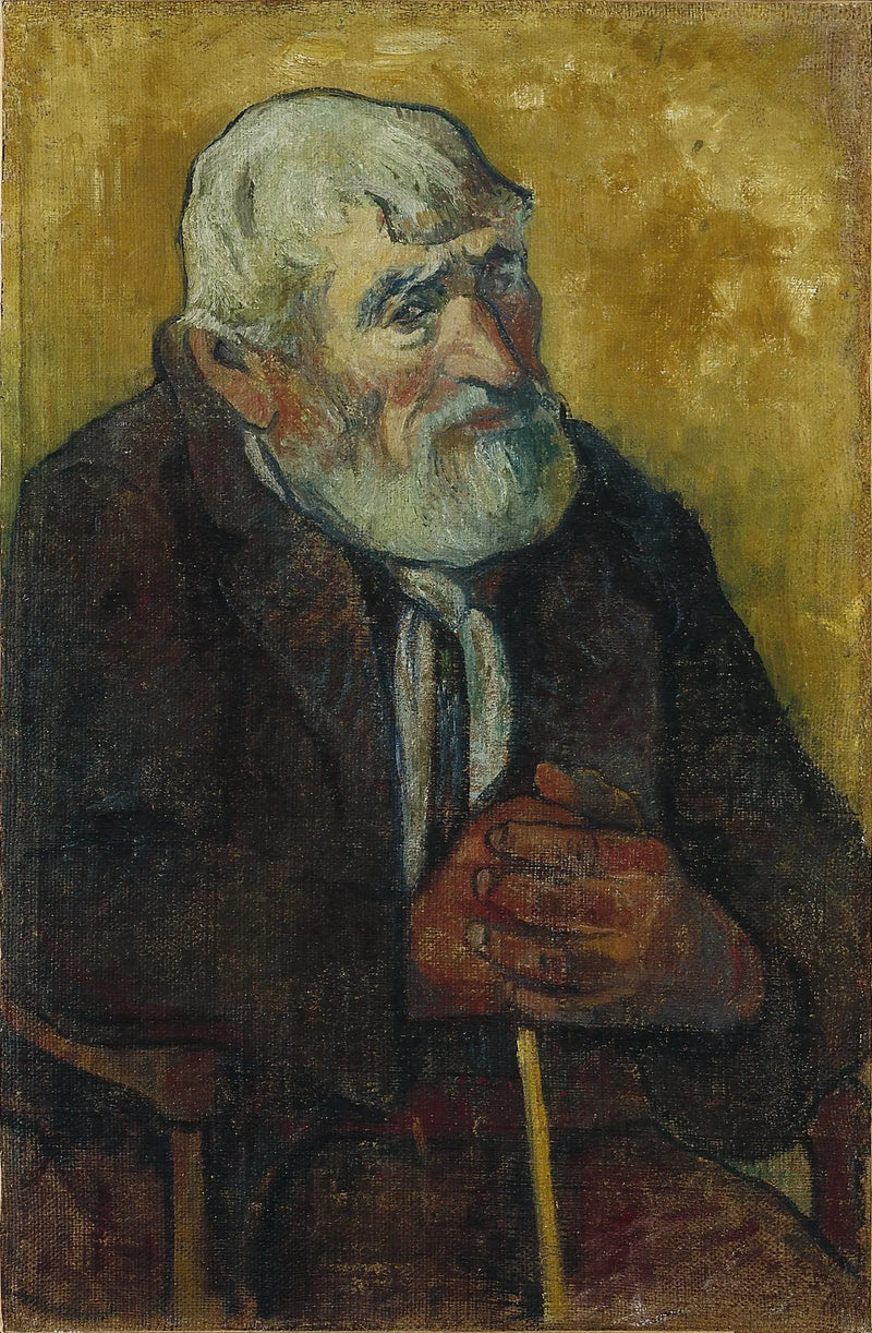Bastonlu Yaşlı Adam - Paul Gauguin