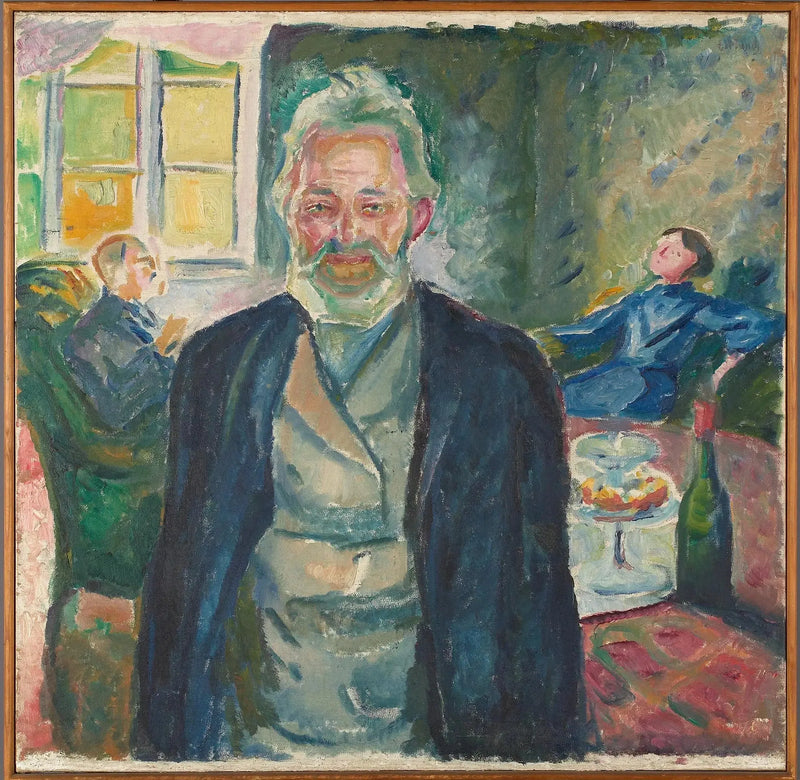 İç Mekanda Yaşlı Adam - Edvard Munch