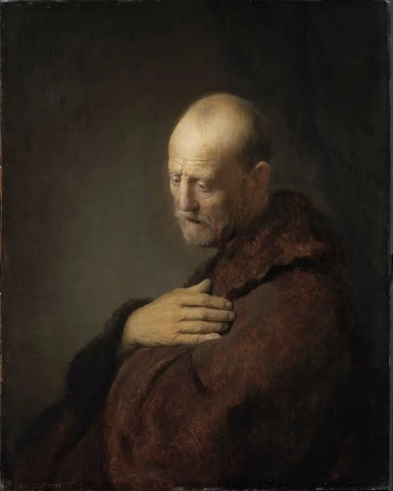 Dua Eden Yaşlı Adam - Rembrandt