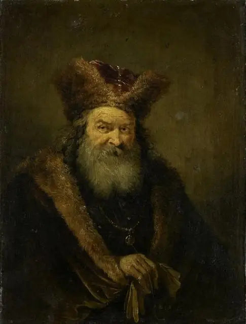 Kürk Bereli Yaşlı Adam - David Teniers le Jeune
