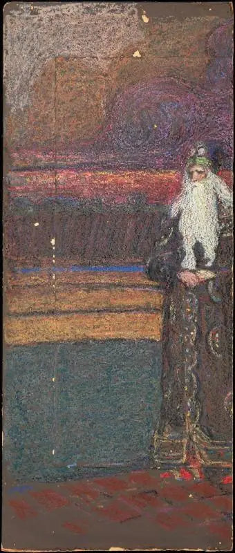 Vieillard barbu - Vassily Kandinsky image 1 reproduction artisanale de tableau