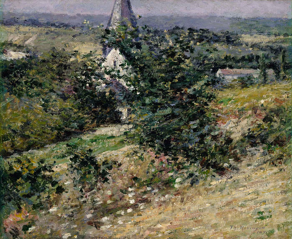 Vieille église de Giverny - Theodore Robinson - Alpha Reproduction