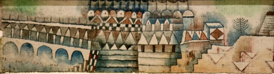 Eski şehir ve köprü - Paul Klee