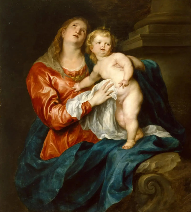 İsa Anası. - Antoine van Dyck