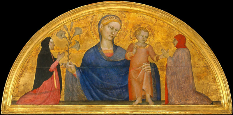 İsa Anası ve Donörlerle - Giovanni da Milano