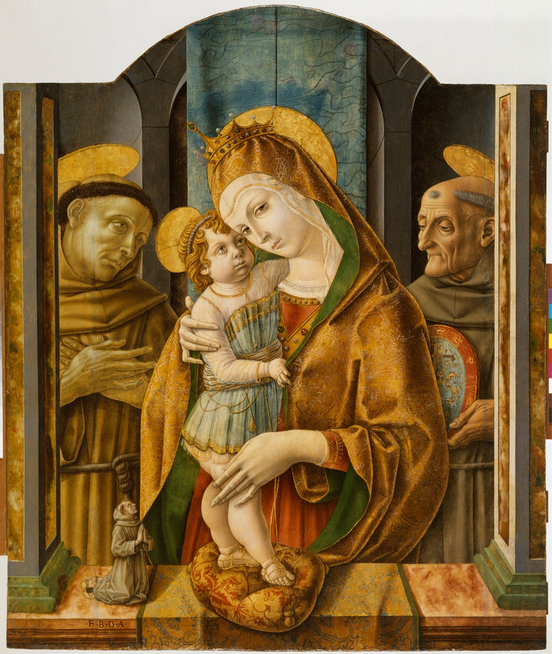 İsa Anası ve Azizler ile Bir Bağışçı - Carlo Crivelli