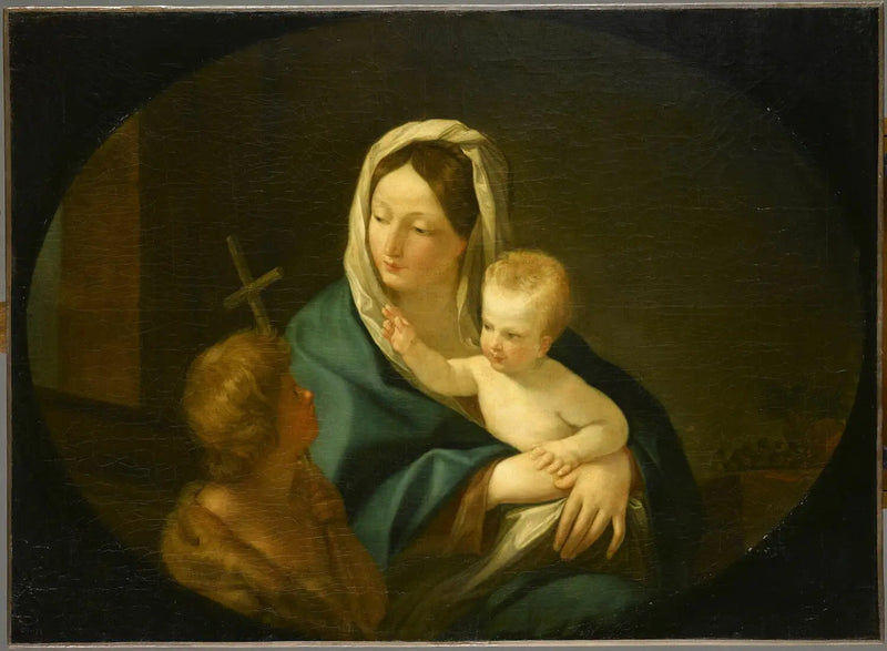 İsa Anası ve Vaftizci Yahya ile - Guido Reni