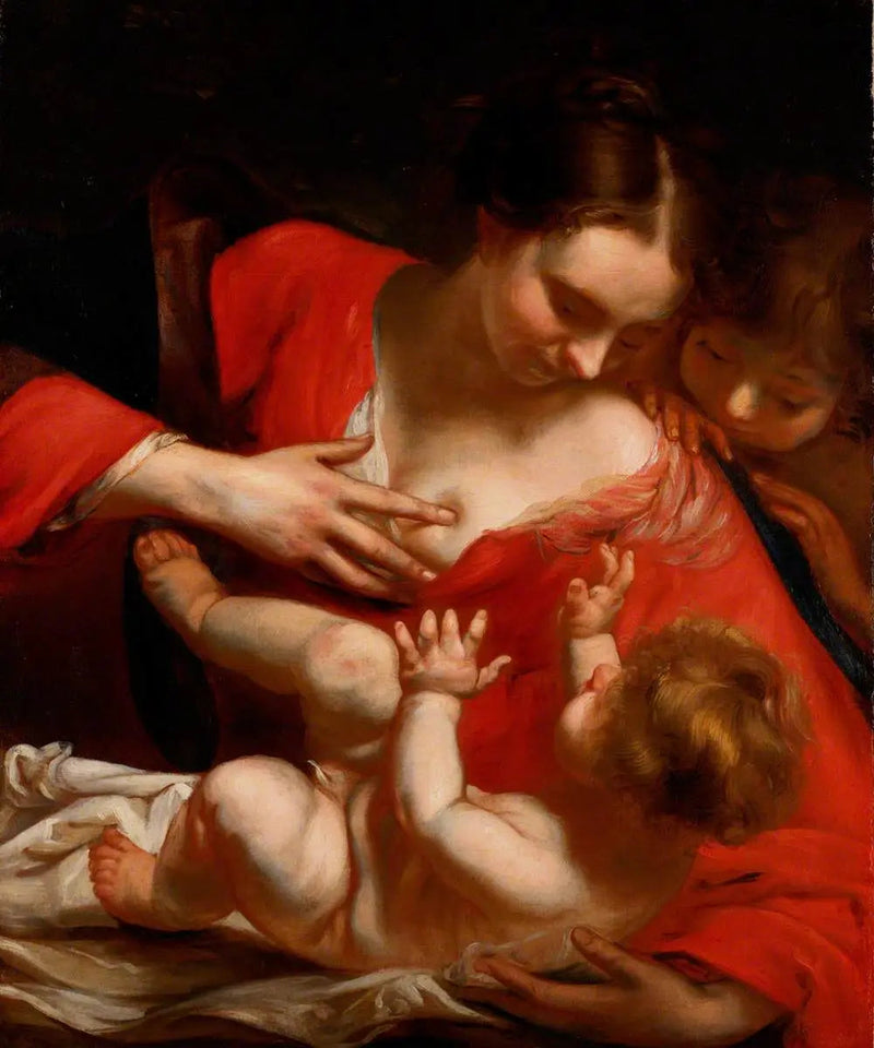 İsa Çocuk ve Vaftizci Yahya Çocuk ile Bakire - Joshua Reynolds