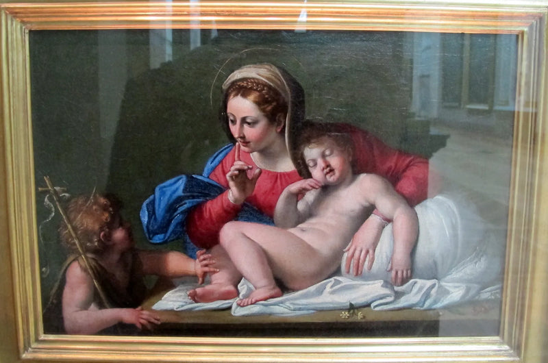 İsa Anası ve Aziz Yuhanna ile - Domenichino