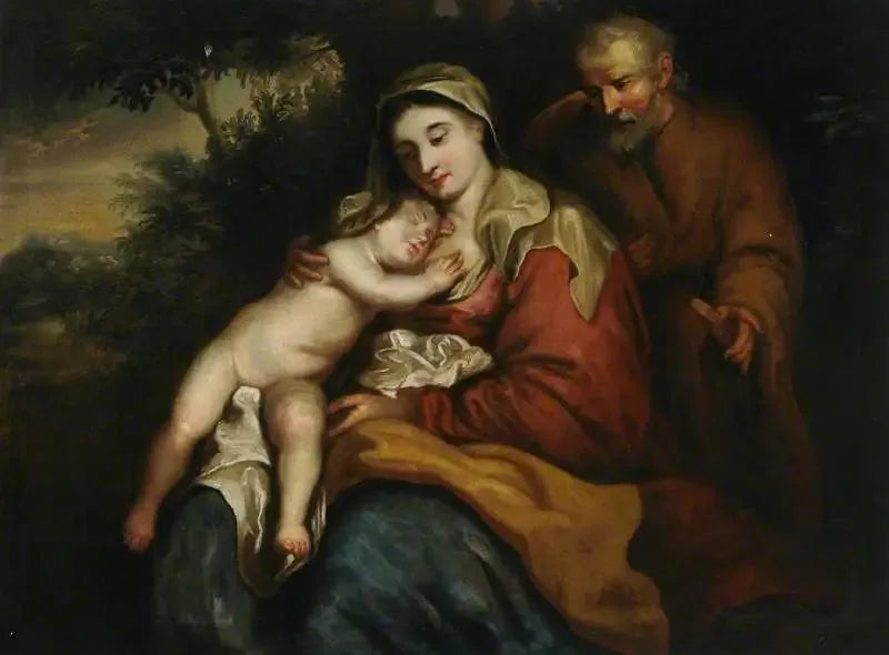 İsa Anası ve Aziz Yusuf ile - Antoine van Dyck