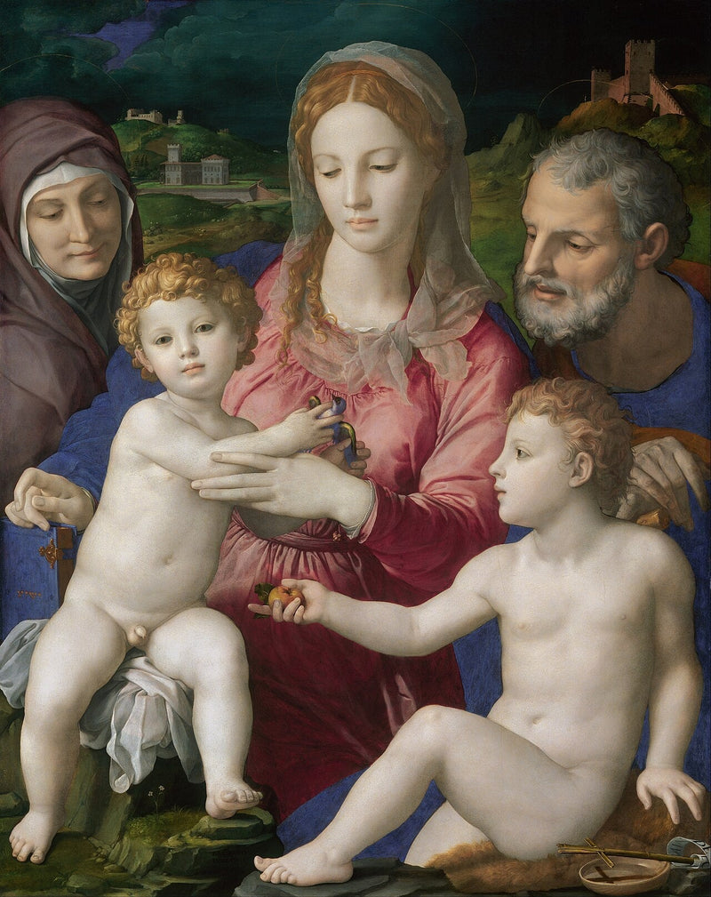 İsa Anasıyla Bakire - Bronzino