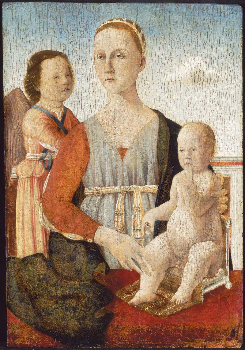 İsa Anası ve Bir Melek ile - Luca Signorelli