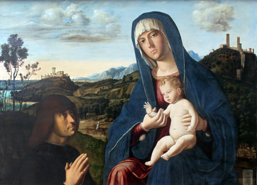 Cimâ da Conegliano ile Bağışçıyla Meryem Ana ve Çocuk