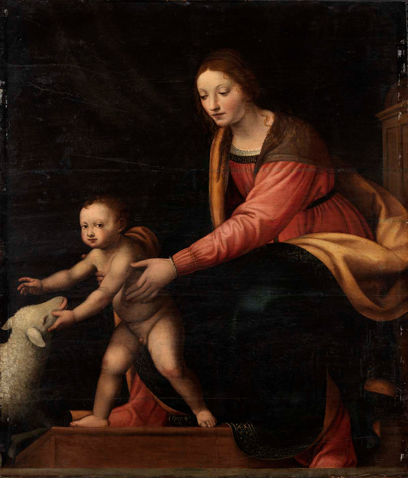 İsa Çocukluğuyla Bakire - Bernardino Luini