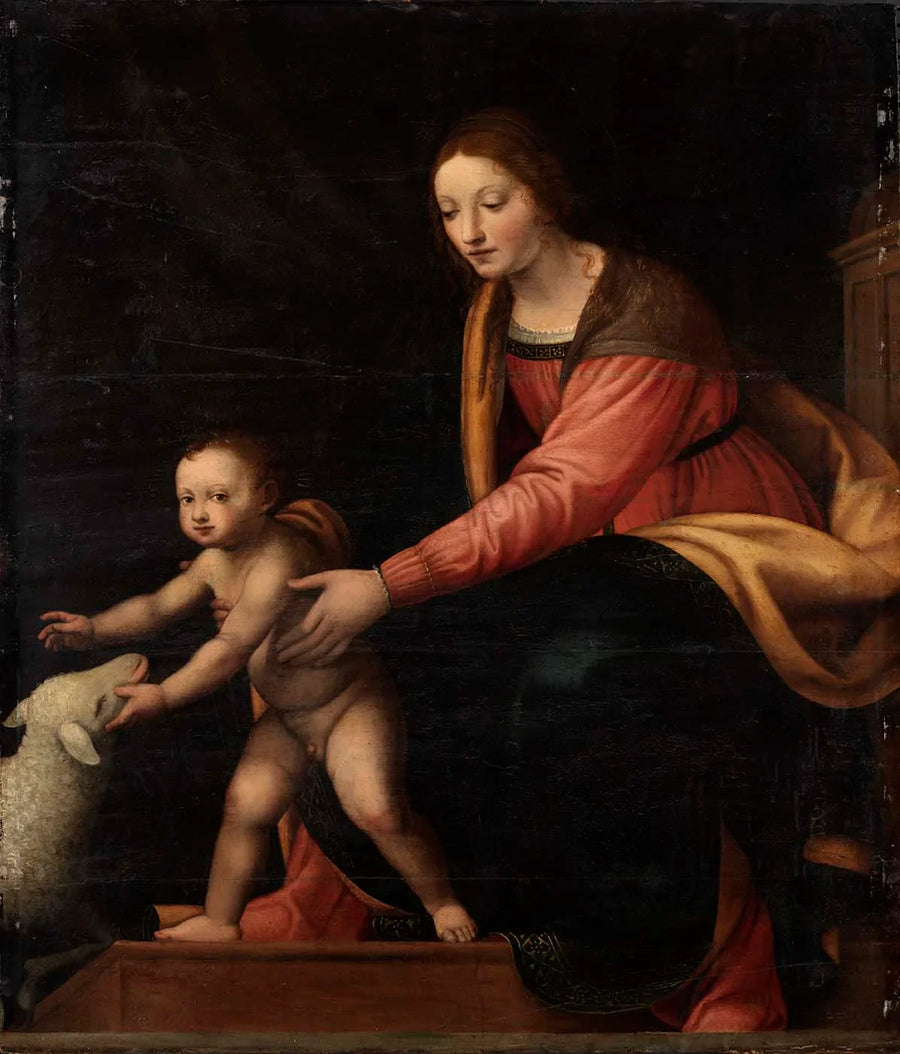 İsa Çocukluğuyla Bakire - Bernardino Luini