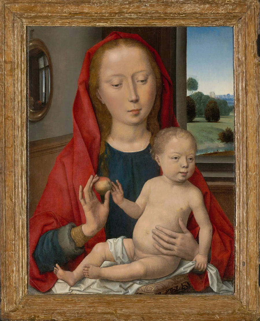 İsa Çocukluğuyla Bakire (Chicago) - Hans Memling