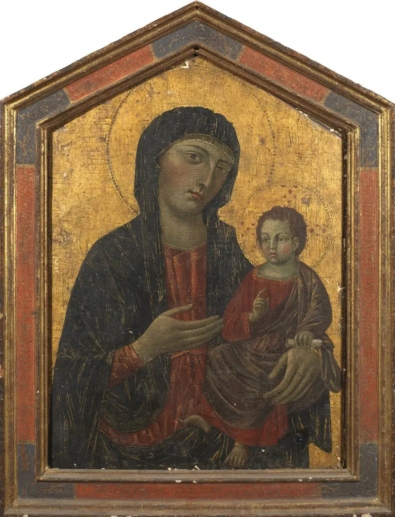 İsa Çocukluğuyla Bakire - Cimabue