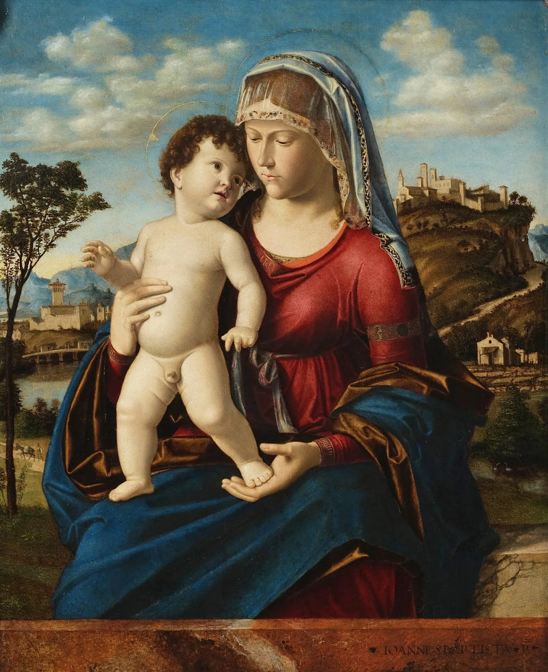 Çocuklu Meryem Peyzaj İçinde - Cima da Conegliano