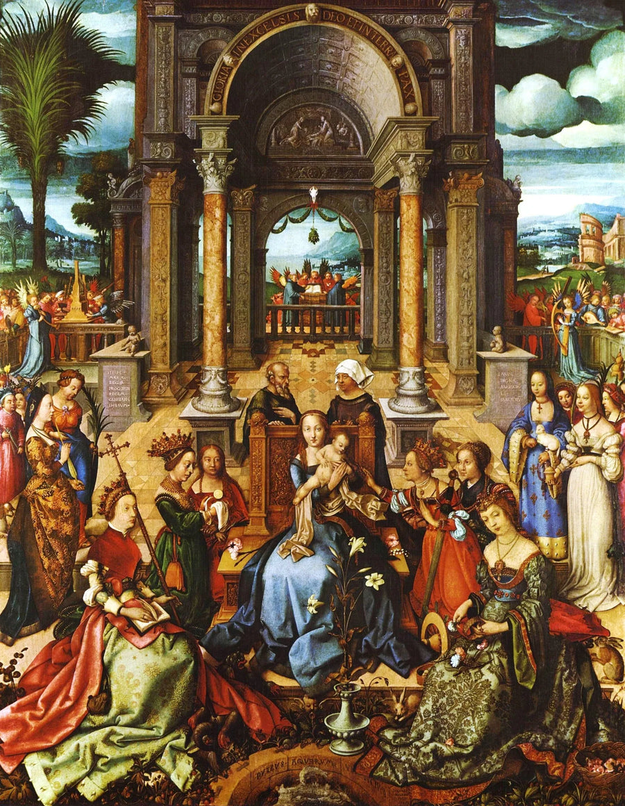 Hans Holbein the Elder, Museu Nacional de Arte Antiga - Hans Holbein the Elder, Çocuklu Meryem Bakımı