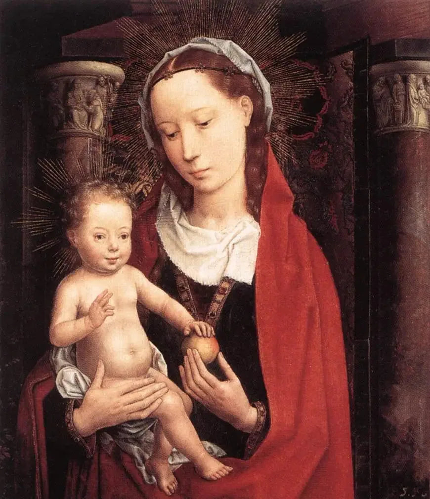Ayakta Meryem ve Çocuk - Hans Memling