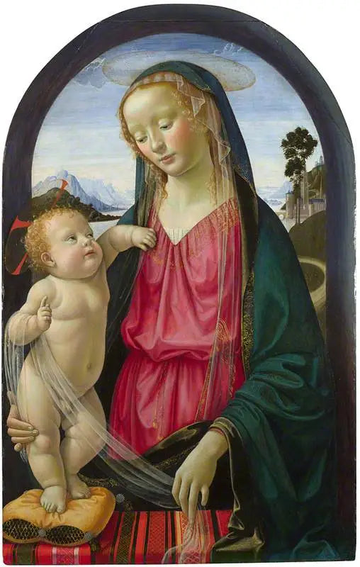İsa Çocukluğuyla Bakire - Domenico Ghirlandaio