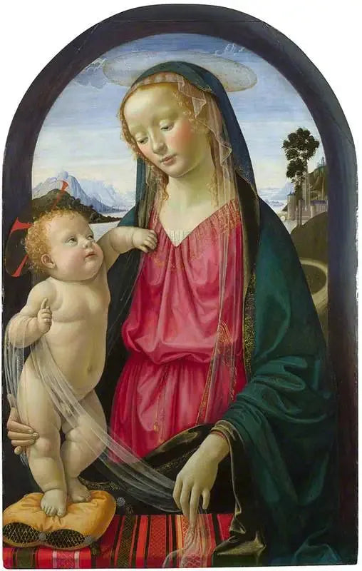 İsa Çocukluğuyla Bakire - Domenico Ghirlandaio