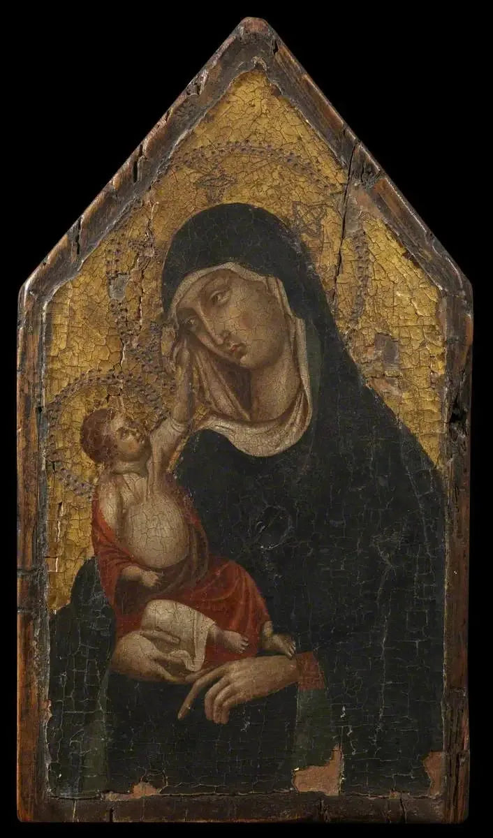 İsa Çocukluğuyla Bakire - Duccio di Buoninsegna