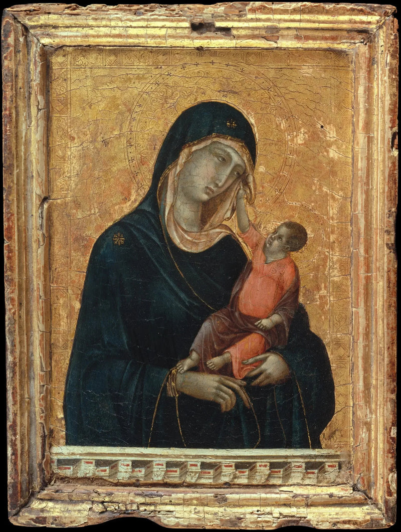 İsa Çocukluğuyla Bakire - Duccio di Buoninsegna