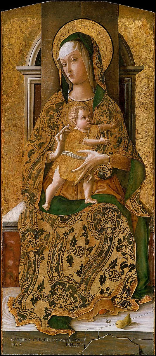 Majestede Meryem Ana ve Çocuk - Carlo Crivelli