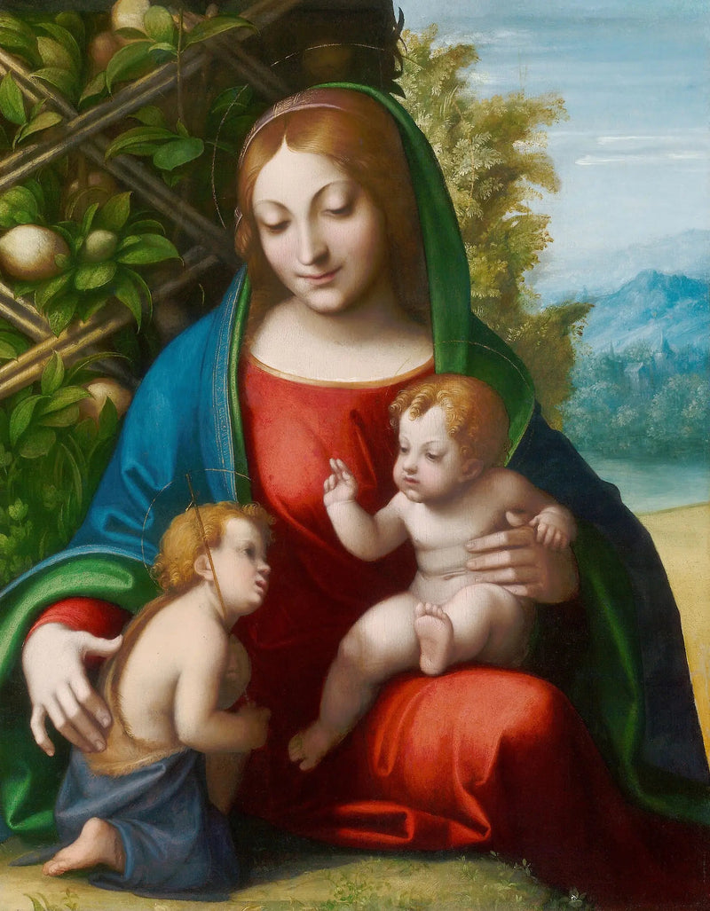İsa ve Aziz Yuhanna Çocukları - Antonio da Correggio