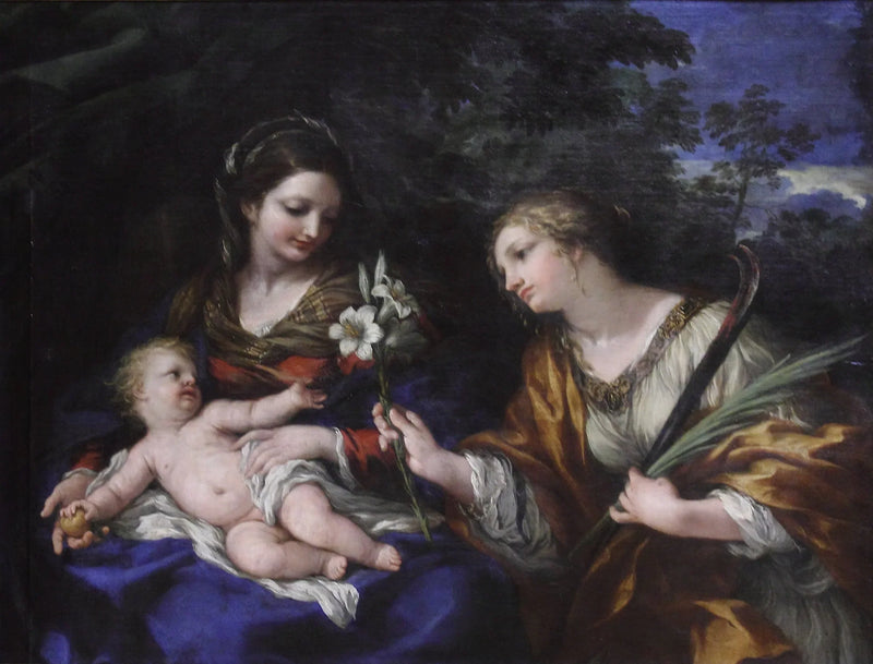 İsa Anası ve Aziz Martine - Pietro da Cortona