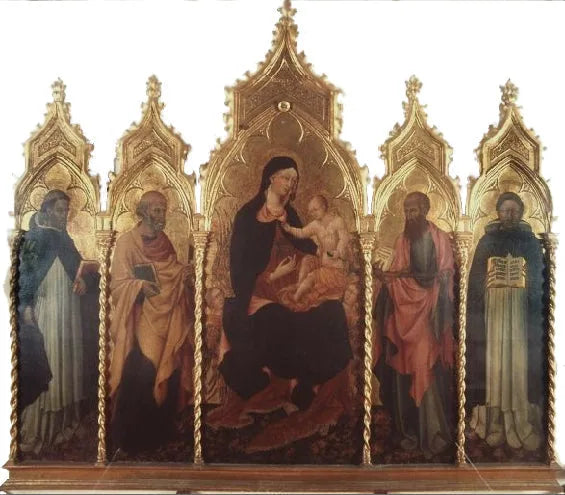 İsa Anası ve Azizler - Giovanni di Paolo