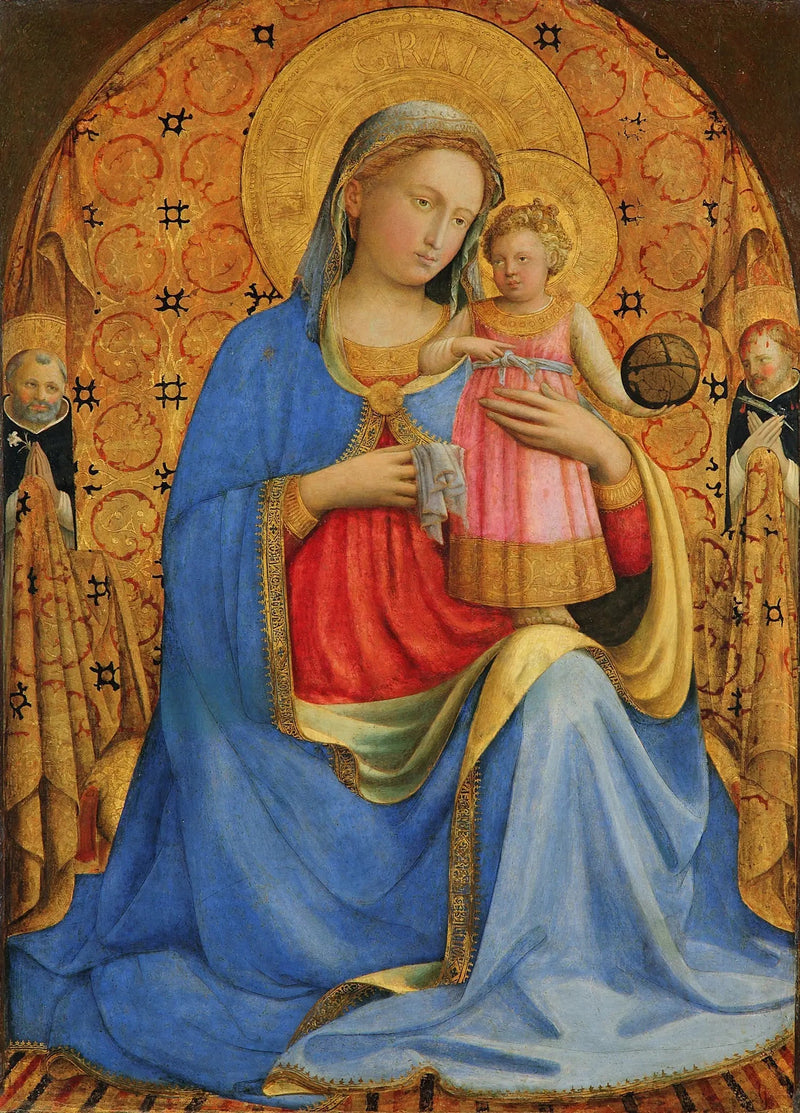 İsa Çocukluğuyla Bakire - Fra Angelico