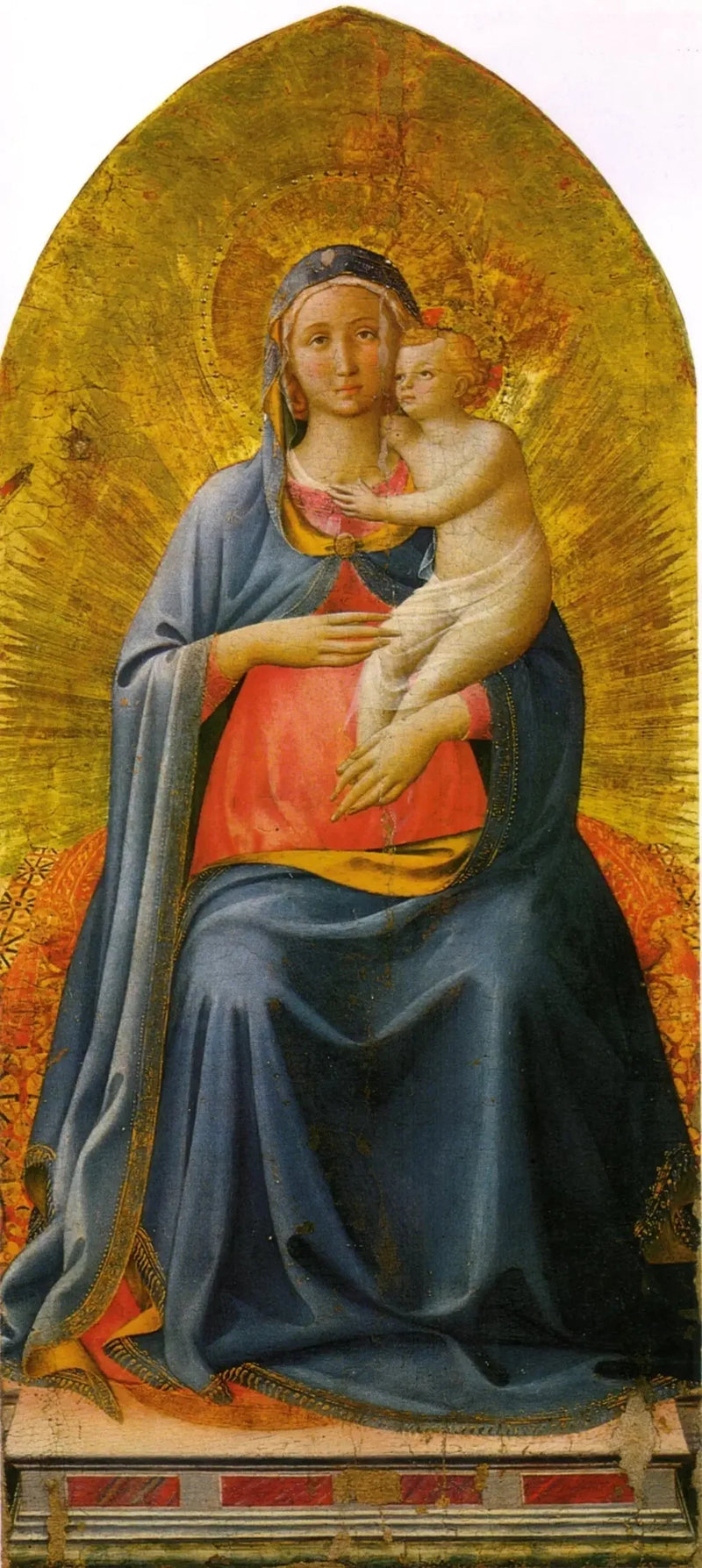 İsa Çocukluğuyla Bakire - Fra Angelico