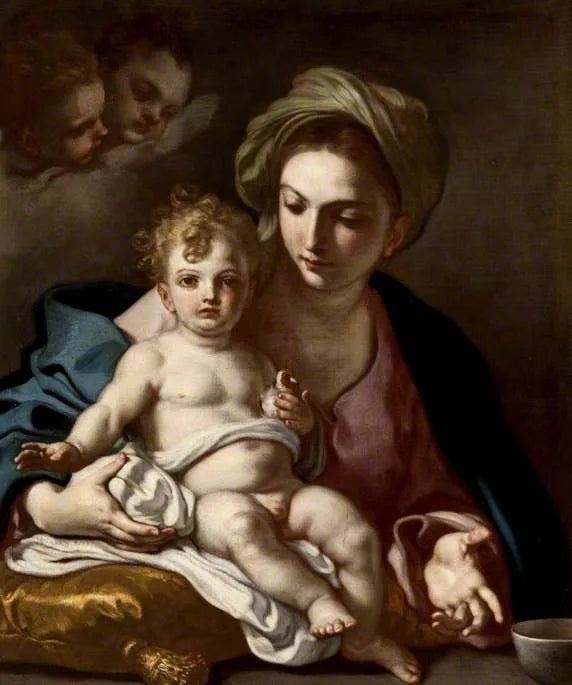 İsa Çocukluğuyla Bakire - Francesco Solimena
