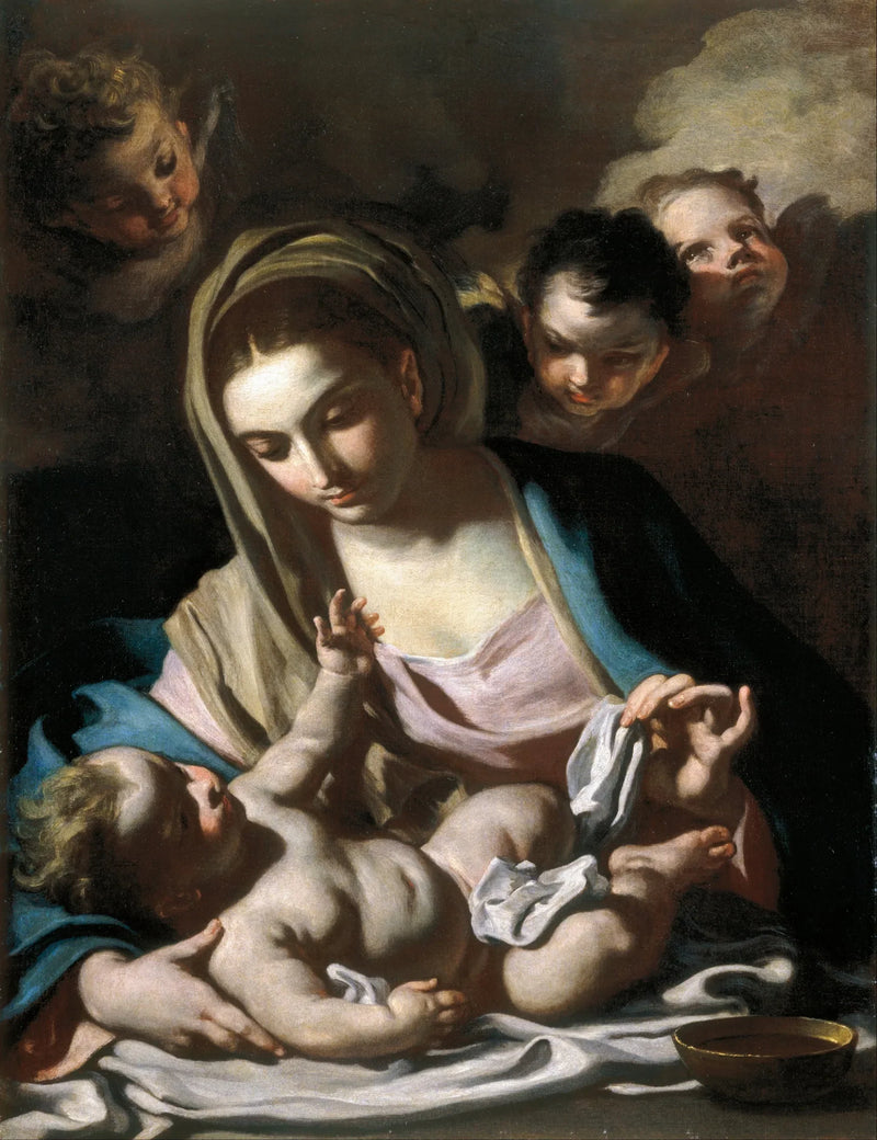 İsa Çocuklu Meryem - Francesco Solimena