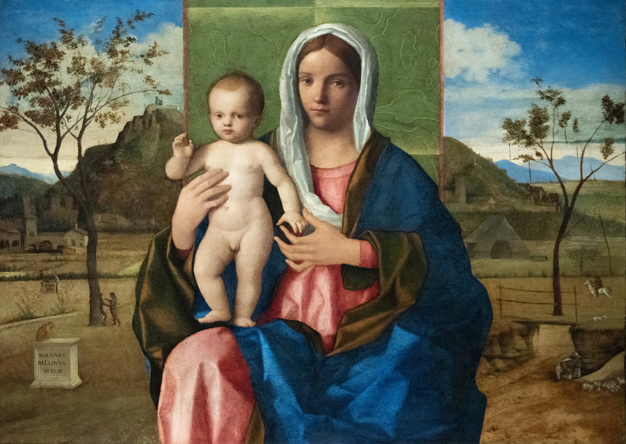 İsa Çocukluğuyla Bakire - Giovanni Bellini