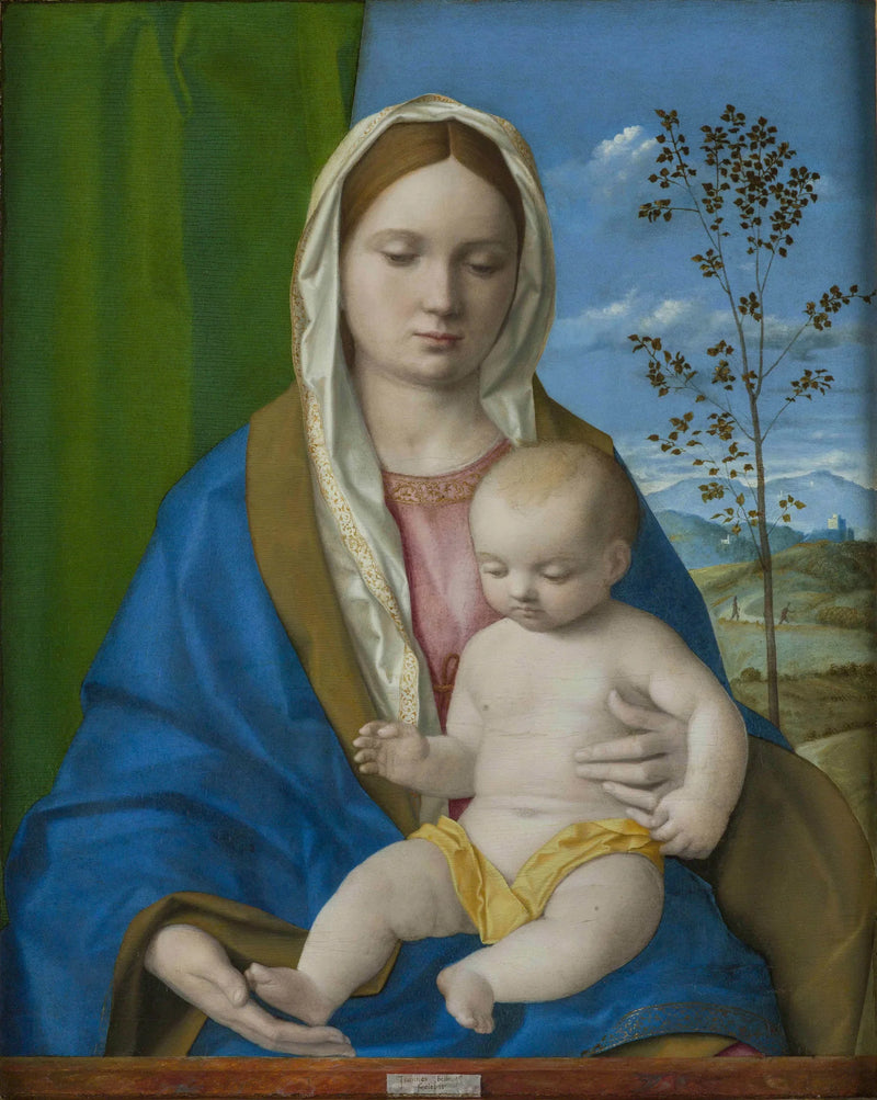 İsa Çocukluğuyla Bakire - Giovanni Bellini