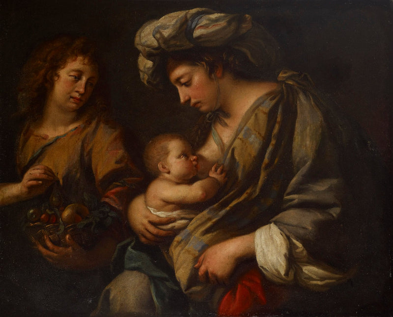 İsa Çocukluğuyla Bakire - Guercino