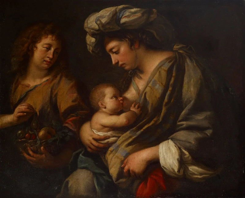 İsa Çocukluğuyla Bakire - Guercino