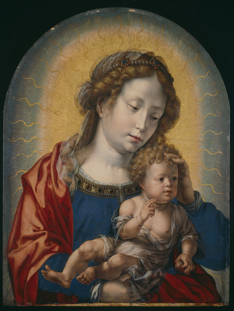 İsa Çocuklu Meryem - Jan Gossaert
