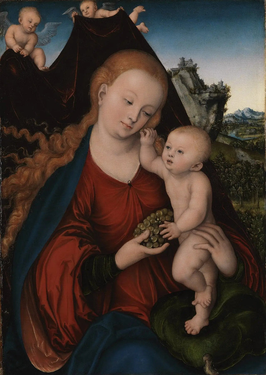 İsa Anası ve Çocuk - Lucas Cranach the Elder