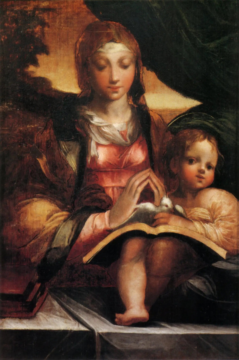 İsa Çocukluğuyla Bakire - Parmigianino